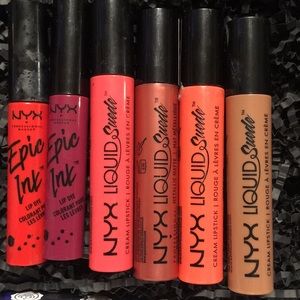 6 NYX Epic Ink + Liquid Suede Liquid lipstick
